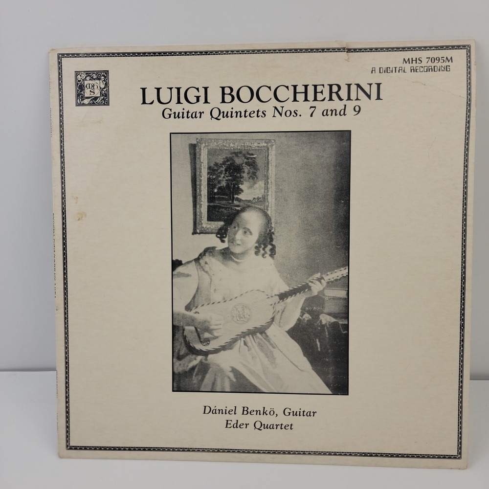 Luigi Boccherini Guitar Quintets Nos 7 & 9 Daniel Benko Eder Quartet MHS 7095M
